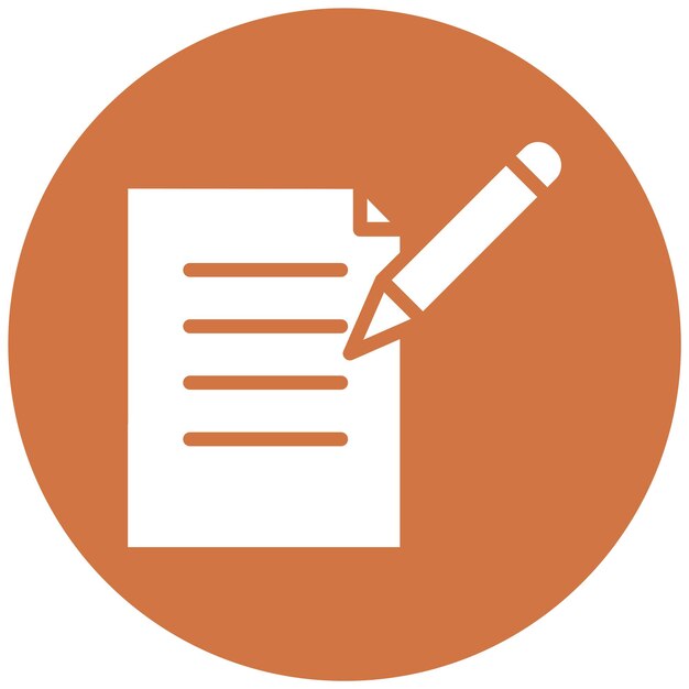 Vectorontwerp Notes Icon Style