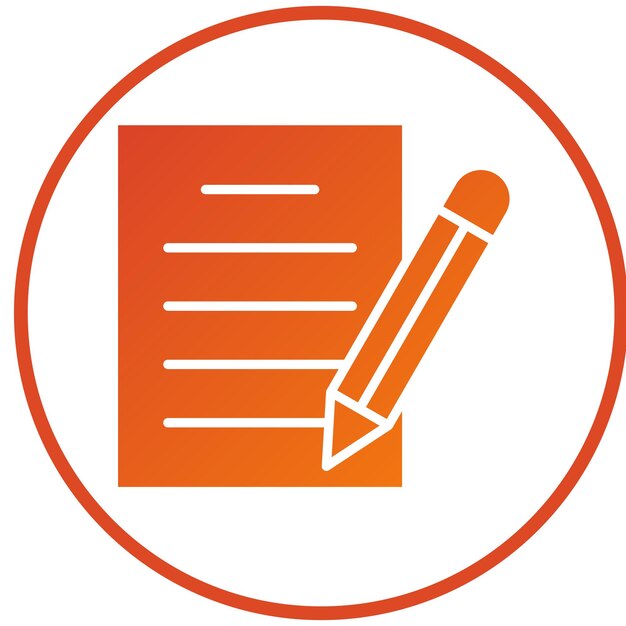 Vectorontwerp Notes Icon Style