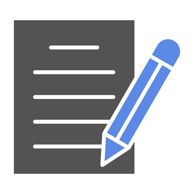 Vectorontwerp Notes Icon Style