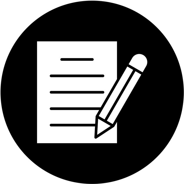 Vectorontwerp Notes Icon Style