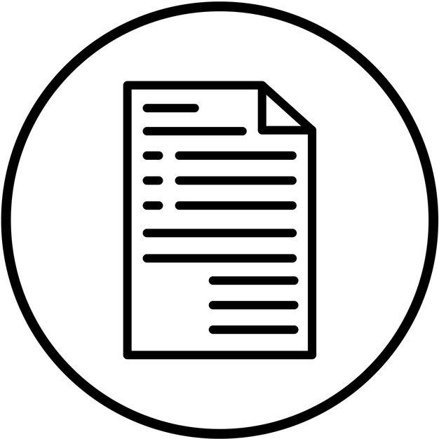 Vectorontwerp Notitieblok Icon Stijl