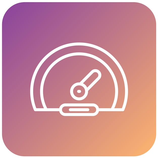 Vectorontwerp Odometer Icon Style