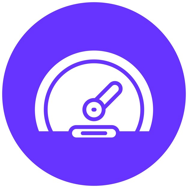 Vectorontwerp Odometer Icon Style
