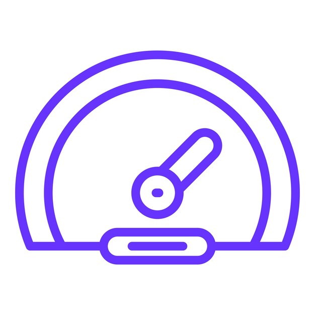 Vectorontwerp Odometer Icon Style