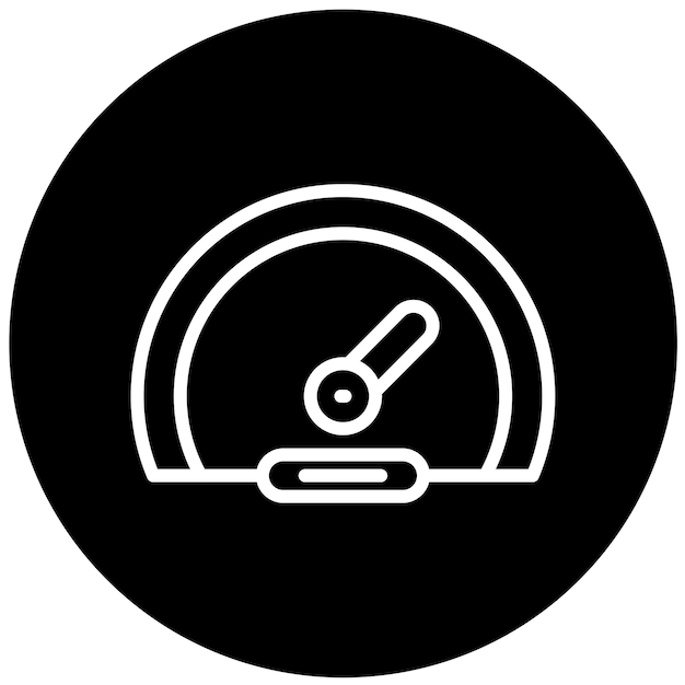 Vectorontwerp Odometer Icon Style