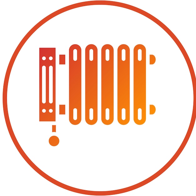 Vectorontwerp Olieverwarmer Icon Style
