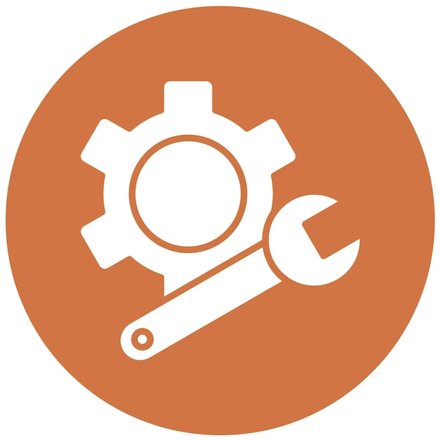 Vectorontwerp Onderhoud Icon Stijl