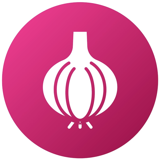 Vectorontwerp Onion Oasis Icon Style