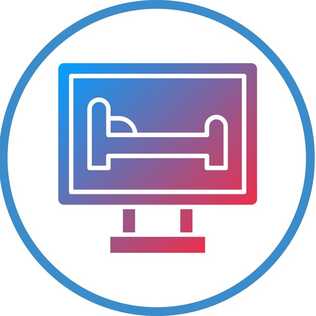 Vectorontwerp Online reservering Icon Style