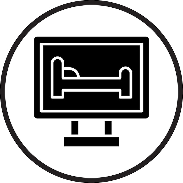Vectorontwerp Online reservering Icon Style