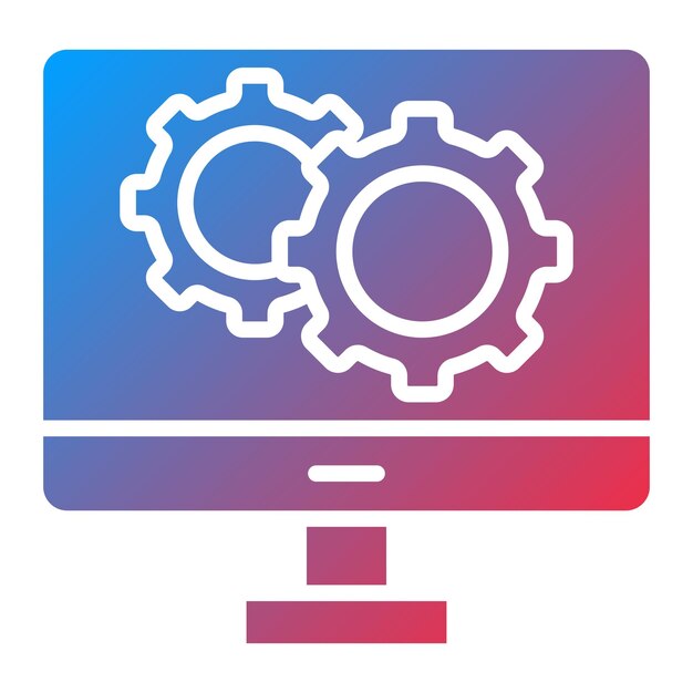 Vectorontwerp Operatieve technologie Icon Style