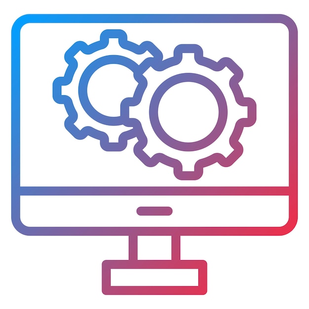 Vectorontwerp Operatieve technologie Icon Style
