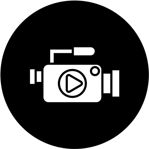 Vectorontwerp Opname Icon Stijl