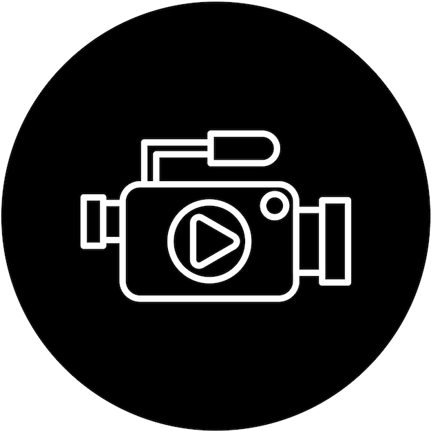 Vectorontwerp Opname Icon Stijl