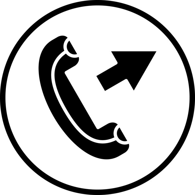 Vectorontwerp oproeppictogram stijl