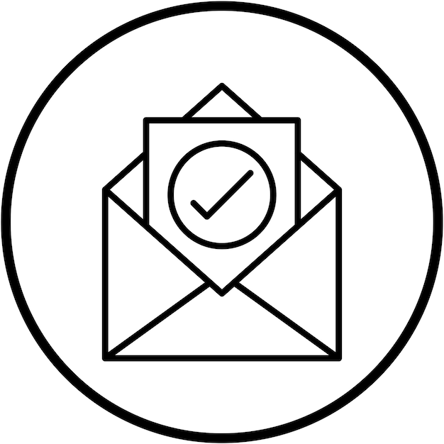 Vectorontwerp Opt In Icon Style