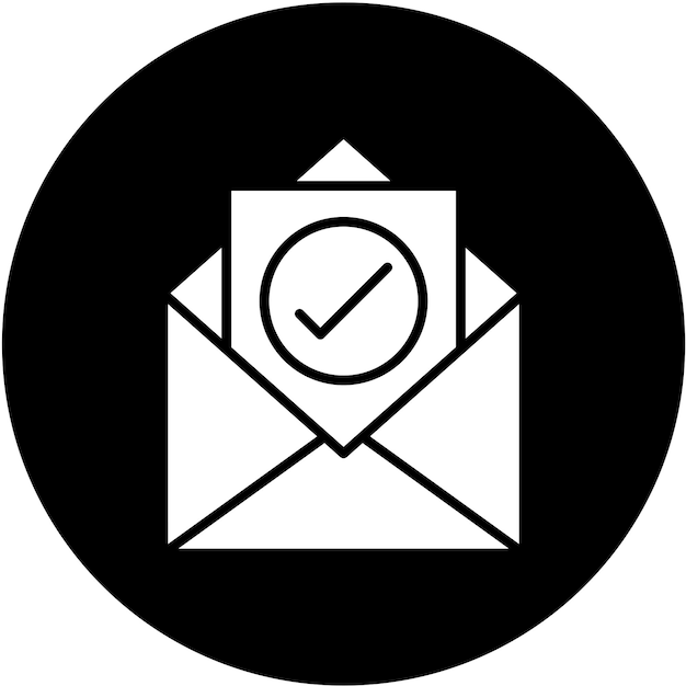 Vectorontwerp Opt In Icon Style