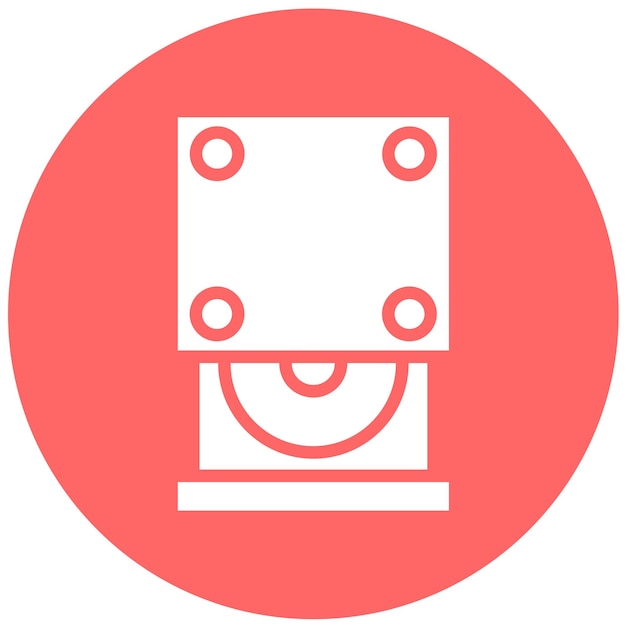 Vectorontwerp Optical Drive Icon Style