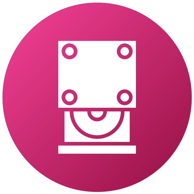 Vectorontwerp Optical Drive Icon Style
