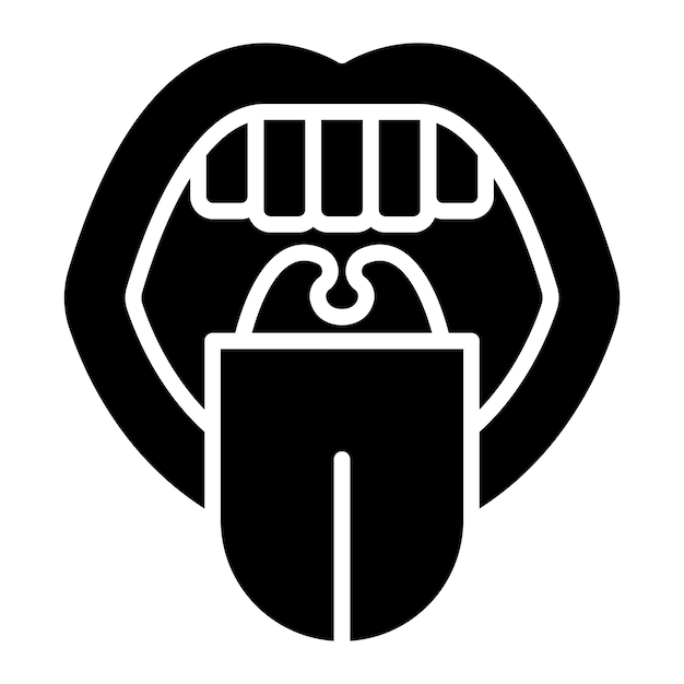 Vectorontwerp Orale Icon Stijl
