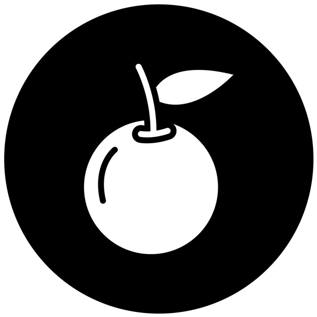 Vectorontwerp Oranje Icon Stijl