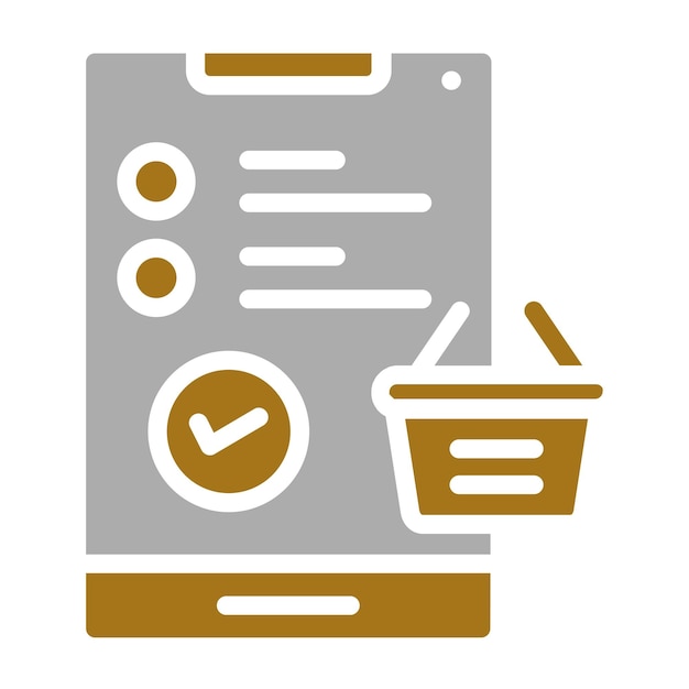 Vectorontwerp Orderbevestiging Icon Icon Style
