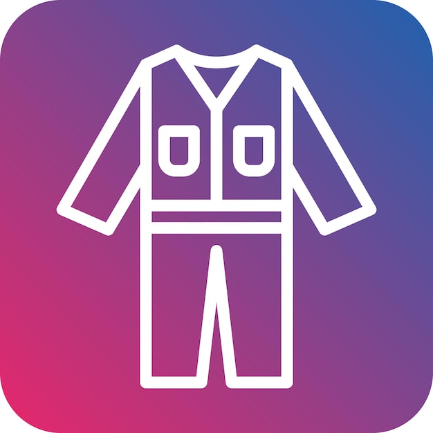 Vectorontwerp Overalls Icon Style