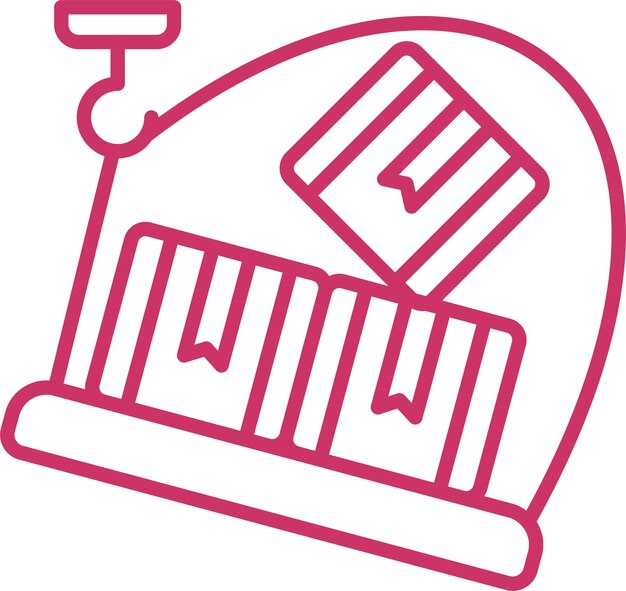 Vectorontwerp Overflow Shipping Icon Style