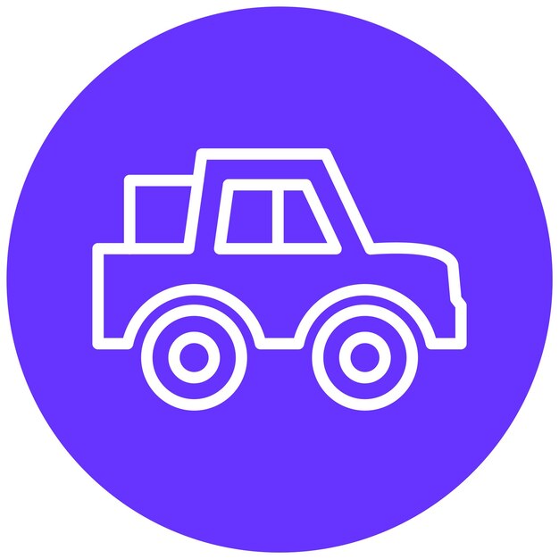 Vectorontwerp Overlanding Icon Style