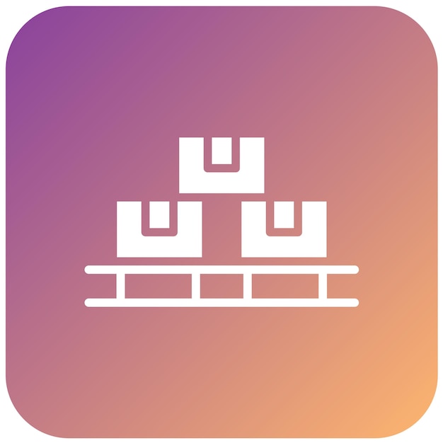 Vectorontwerp Pallet Icon Style
