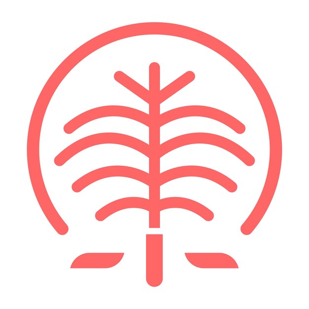 Vectorontwerp Palm Jumeirah Icon Style