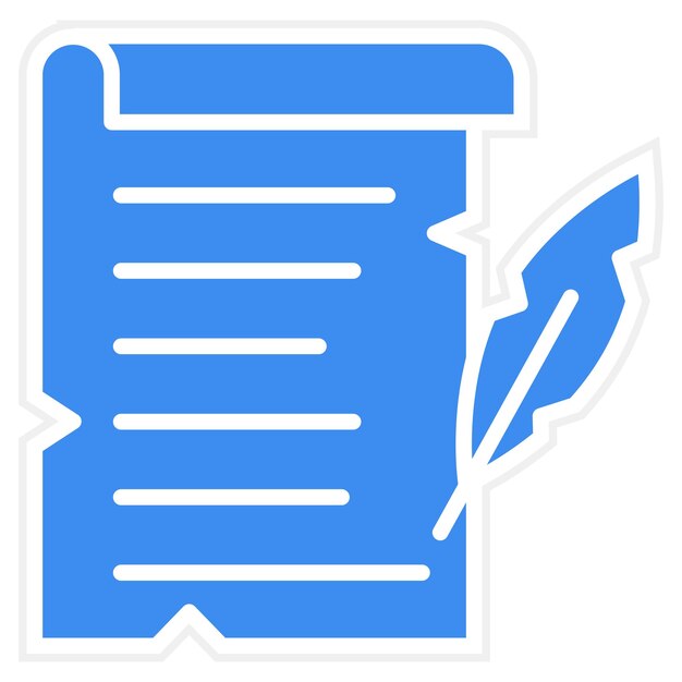Vectorontwerp Papyrus Icon Style