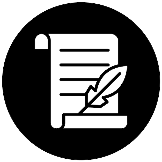 Vectorontwerp Papyrus Icon Style