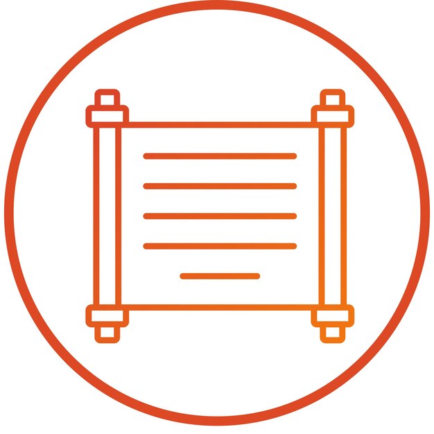 Vectorontwerp Papyrus Icon Style
