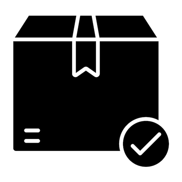 Vectorontwerp parcel icon style