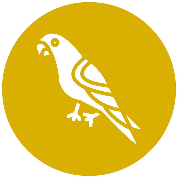 Vectorontwerp Parrot Icon Style