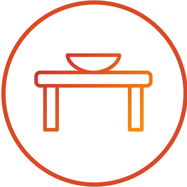 Vectorontwerp Parsons Tabel Icon Stijl