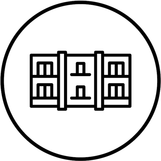 Vectorontwerp Partitie Icon Stijl