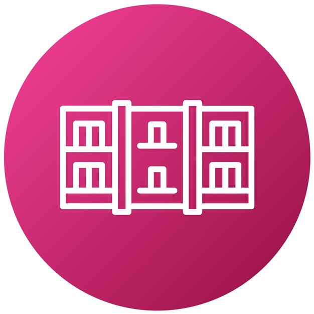 Vectorontwerp Partitie Icon Stijl