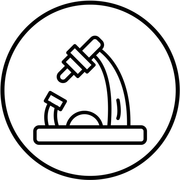 Vectorontwerp patholoog Icon Style