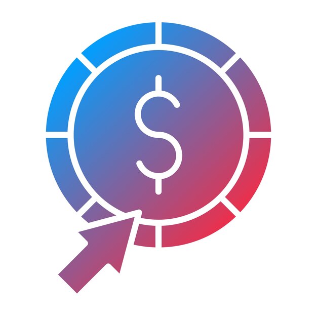 Vectorontwerp Pay Per Click Icon Style