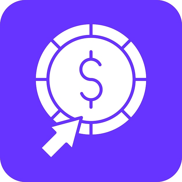 Vectorontwerp Pay Per Click Icon Style