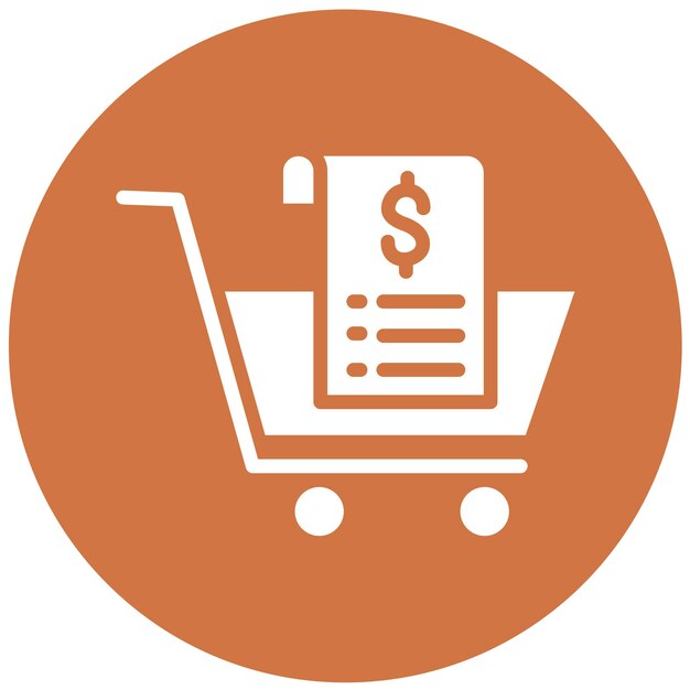Vectorontwerp Payment Cart Icon Style