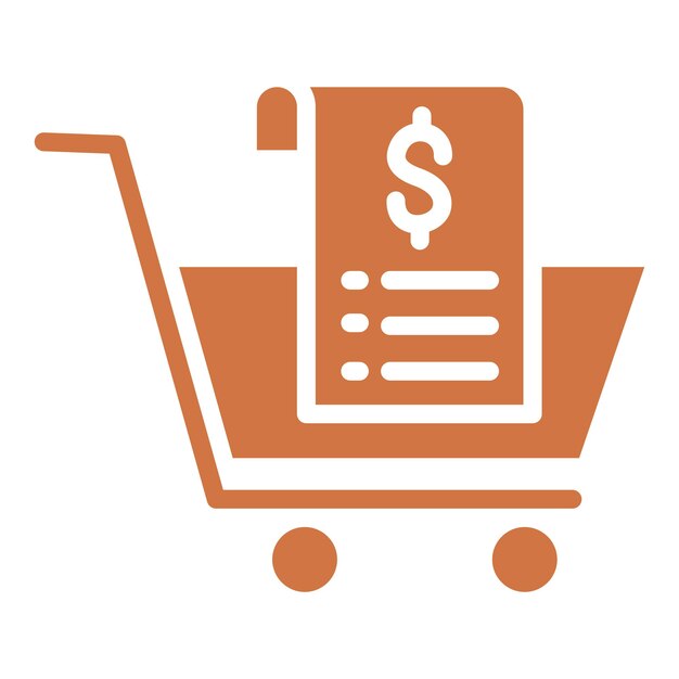 Vectorontwerp Payment Cart Icon Style