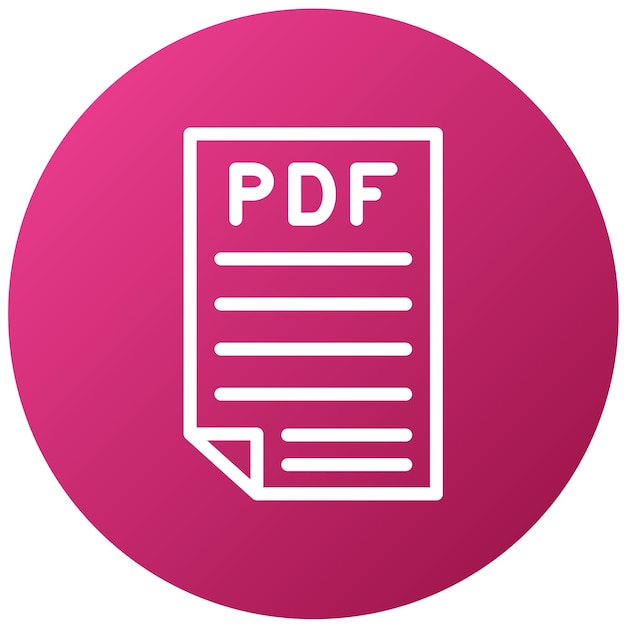 Vectorontwerp Pdf Icon Style