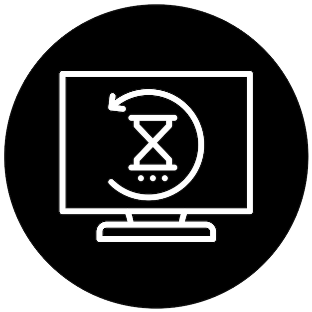 Vectorontwerp Pending Icon Style