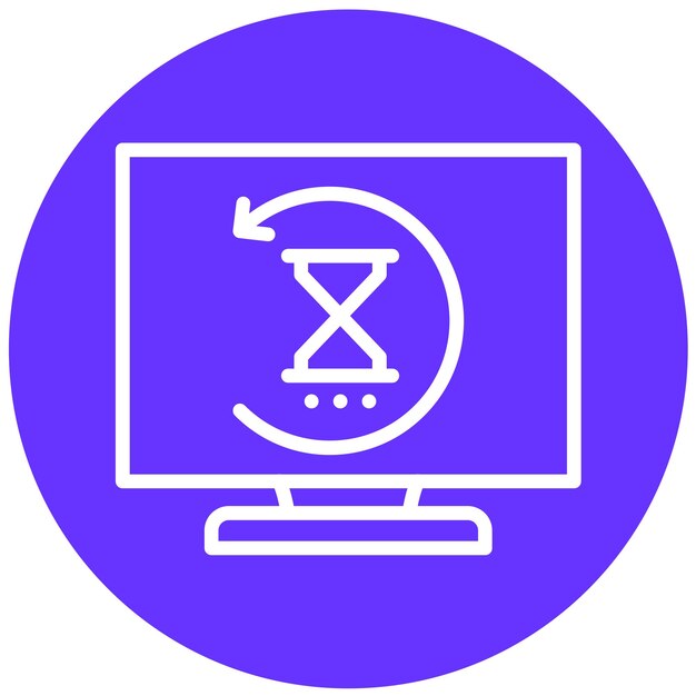 Vectorontwerp Pending Icon Style