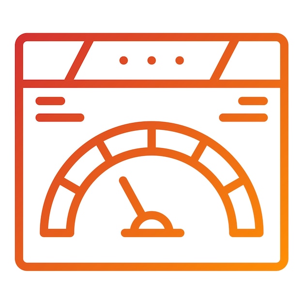 Vectorontwerp Performance Icon Style