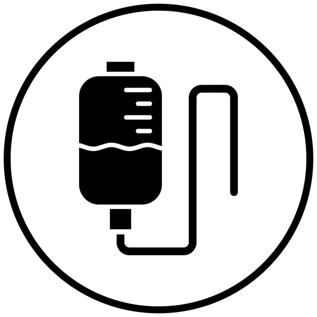 Vectorontwerp Perfusie Icon Stijl