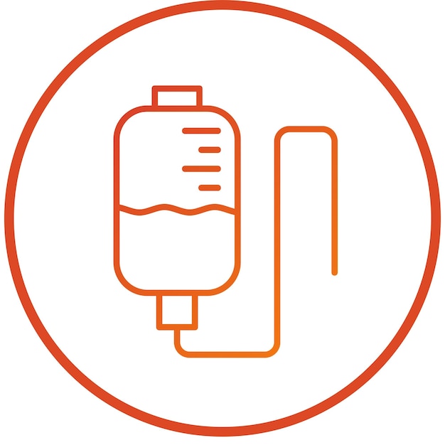 Vectorontwerp Perfusie Icon Stijl
